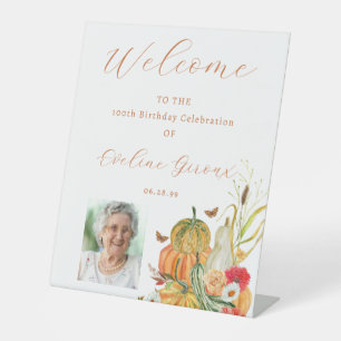 Table Signe de bienvenue pour les 100 ans de naissance a