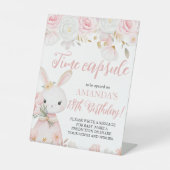 Table Signe de capsule temporelle pour le 1er anniversai (Recto)