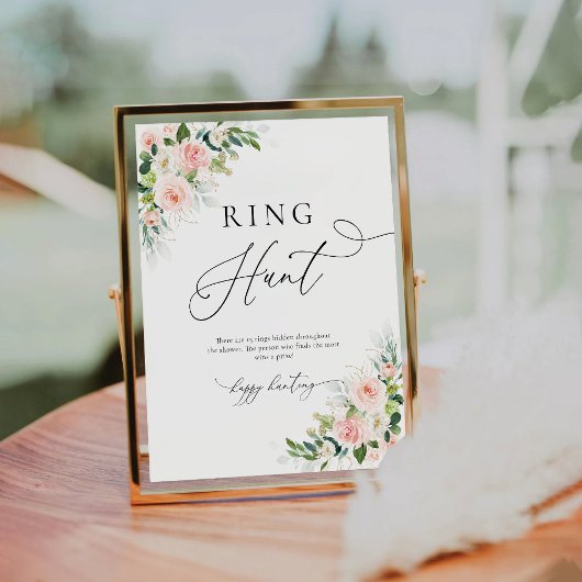 Table Signe de chasse Ethereal Blush rose Roses