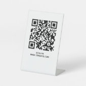 TABLE SIGNE DE CODE QR D'ENTREPRISE - UTILISER GÉNÉRATEU (Recto)
