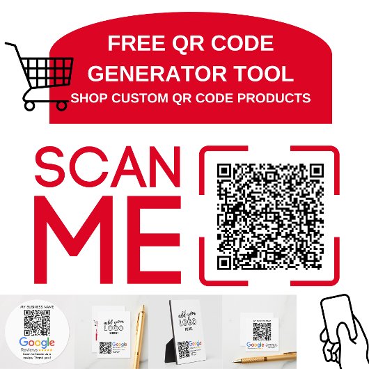TABLE SIGNE DE CODE QR D'ENTREPRISE - UTILISER GÉNÉRATEU