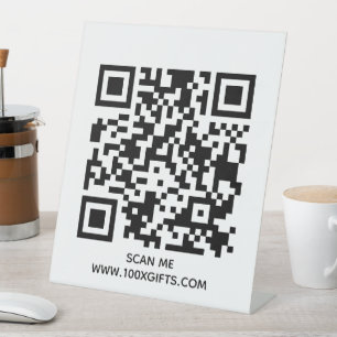 TABLE SIGNE DE CODE QR D'ENTREPRISE - UTILISER GÉNÉRATEU