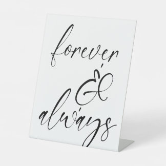 Table Signe de Mariage pour toujours et pour toujours