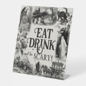 Table Signe de nourriture et boissons Halloween Manger B (Recto)