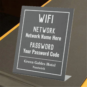 Table Signe de piédestal des instructions WiFi