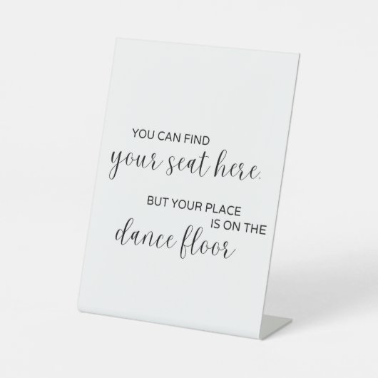 Table SIGNE DE SIÈGE Minimaliste (Recto)