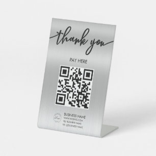 Table Signe de soie professionnelle Scan Me QR Code Code