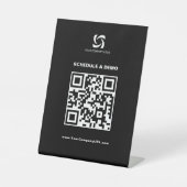 Table Signe de tableau de code QR pour affichage de trad (Recto)