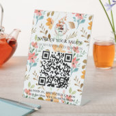 Table SIGNE DES SERVICES DE SALON DU Code QR Floral Whim (In SItu)