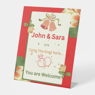 Table SIGNE mariage DE BORD DE Bienvenue