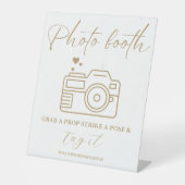 Table Signe minimaliste de calligraphie Mariage (Recto)