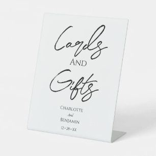 Table Signe minimaliste simple Cartes de Mariage et Cade
