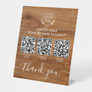 Table Signe Pedestal personnalisé avec paiement de code