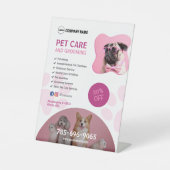 TABLE SIGNE POSTÉRIQUE DES SERVICES DE SOINS AUX ANIMAUX (Recto)