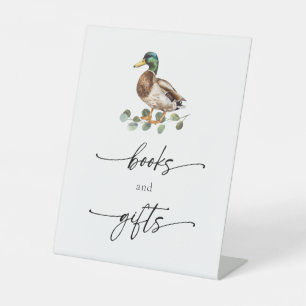 Table SIGNE Rustique Baby shower de canard Mallard Livre