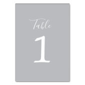 Table Simplicité réelle 1 Mariage Sterling Numéro de tab (Par défaut)
