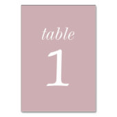 Table Simplicité réelle 2 Mariage clair de lune Numéro d (Dos)