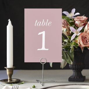 Table Simplicité réelle 2 Mariage clair de lune Numéro d