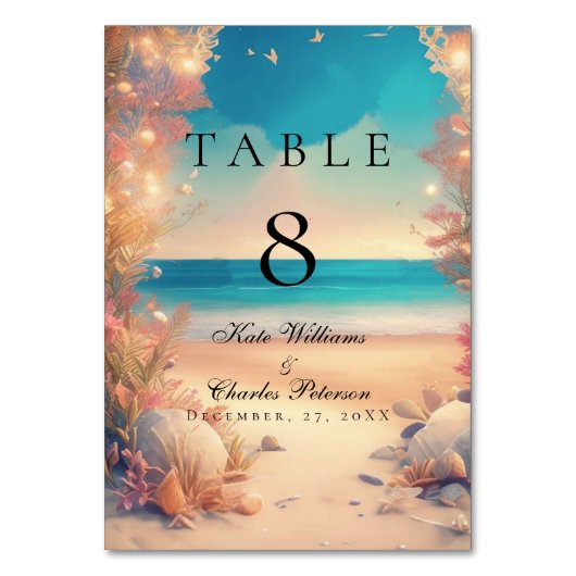 Table Sur le numéro du tableau de plage (Par défaut)
