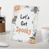 Table Sympa Fantôme d'Halloween Obtenons un signe de fêt (In SItu)