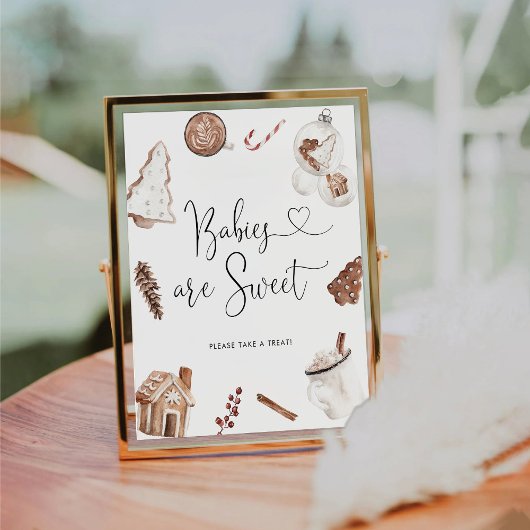 Table Sympathique Baby de Noël sont doux signe