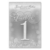 Table Tableau numéro 1 Élégante Parties scintillant de F (Dos)