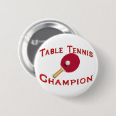 Table Tennis Champion Ronde Button 5,7 Cm (Voorkant /achterkant)