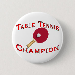 Table Tennis Champion Ronde Button 5,7 Cm