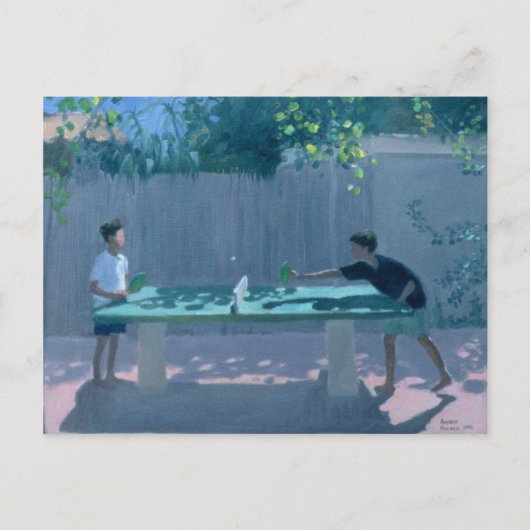 Table Tennis France 1996 Briefkaart (Voorkant)