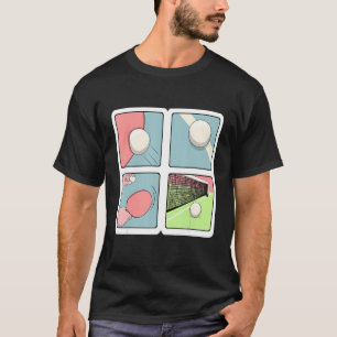 Table Tennis Paddle Champion Whiff Whaff Ping Pong T-shirt