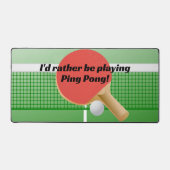 Table Tennis Ping Pong Design Bureau Mat (Recto)