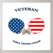 Table Tennis Veteran Poster (Voorkant)