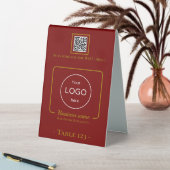 Table Tente Numéro de signe logo qr code barre d'a (En SItu (Tableau))