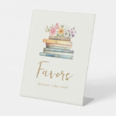 Table Thème de livre Favors Signe (Recto)