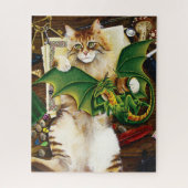 Table Top Gaming Dragon Cat Legpuzzel (Verticaal)