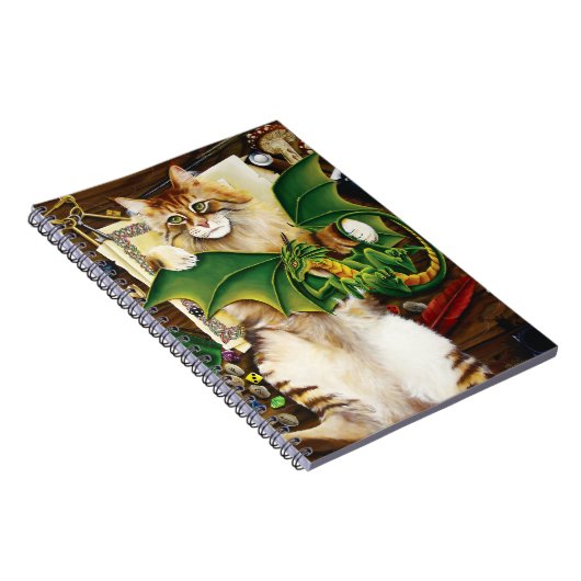 Table Top Gaming Dragon Cat Notitieboek (Rechterzijde)