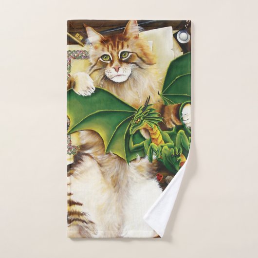 Table Top Jeu Dragon Chat (Serviette à main)