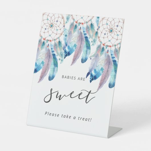 Table Veuillez prendre un signe de traitement Boho Baby  (Recto)