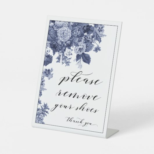 Table Veuillez retirer votre signe de chaussures (Recto)