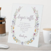 Table Violet fleur sauvage bébé fille diaper signe de to (In SItu)