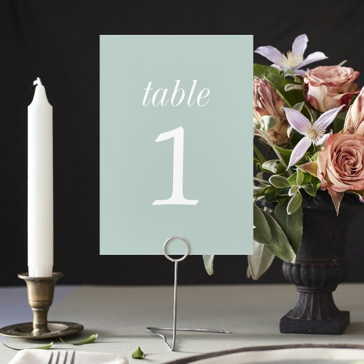 Table Vrai Simplicité 2 Mariage de verre de mer Numéro d