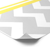 Tableau 10 Tables Chevron gris jaune (Coin)