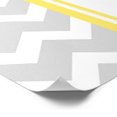 Tableau 12 Tables Chevron gris jaune (Coin)