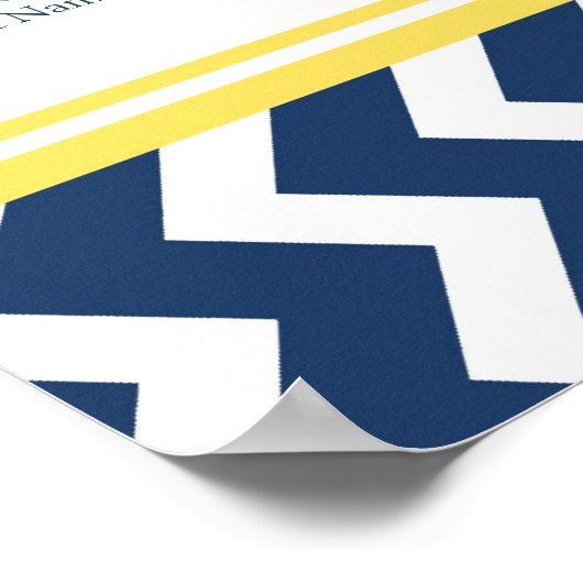 Tableau 15 Tableau 150 Chevron bleu invité (Coin)