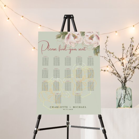 Tableau 17 Mariage floral et flou