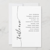 Tableau 1 Carte de Mariage de script vertical (Devant)