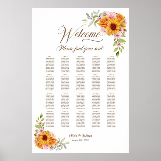 Tableau 20 Mariage rose jaune (Devant)