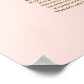 Tableau 24 Plat de Mariage rose et or (Coin)