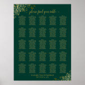 Tableau 25 Gold Emerald Green Mariage (Devant)