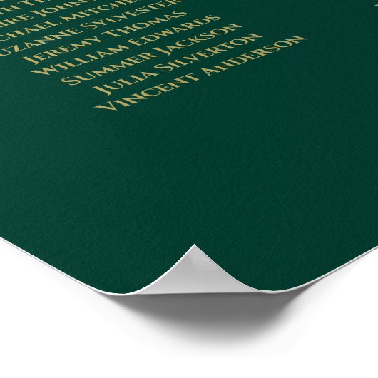 Tableau 25 Gold Emerald Green Mariage (Coin)